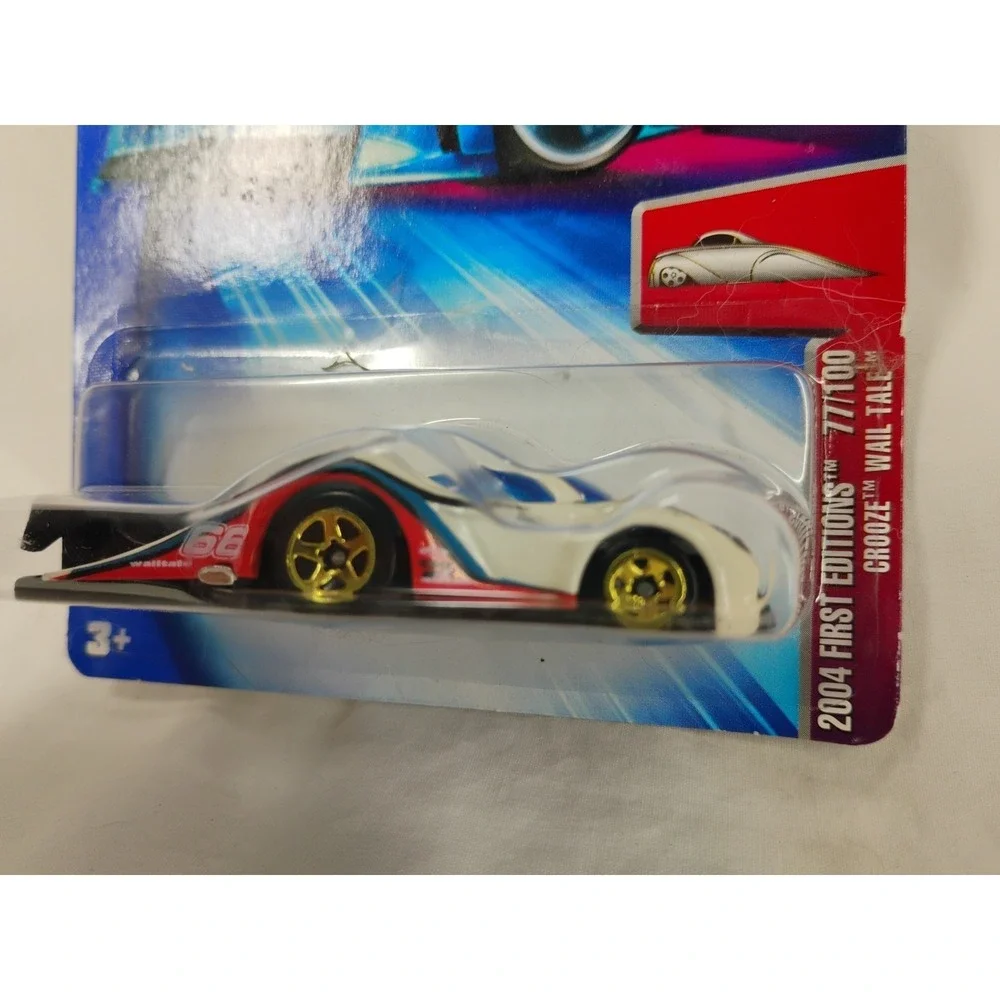 2004 Hot Wheels #077 First Editions 77/100 Crooze Wail‎ Tale Car